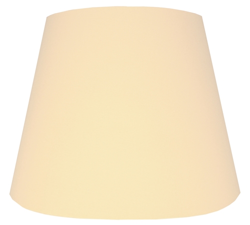 lampeskærm 25x28x36 TNF sandfarvet bomuld med låg.